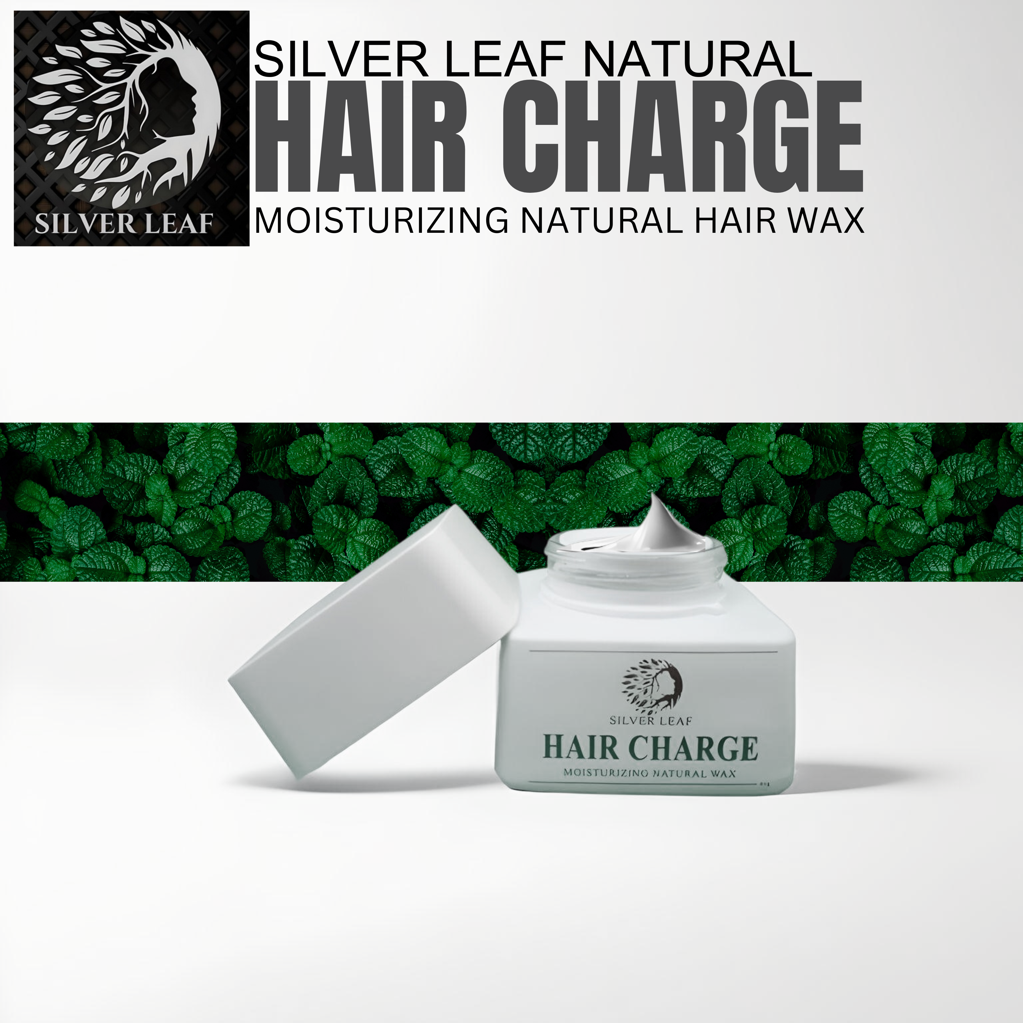 SILVER LEAF Hair Charge Natural Wax